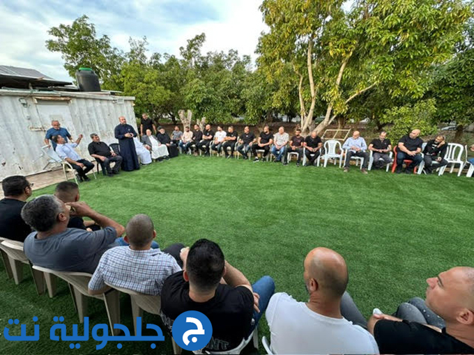 عقد راية الصلح بين أبناء عائلة جابر وأبناء داوود\حسنين